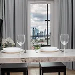 شقة Kasprzaka 29 Panorama Tower 21 Th Floor By Perfect وارسو