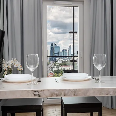 Apartman Kasprzaka 29 Panorama Tower 21 Th Floor By Perfect Varsó